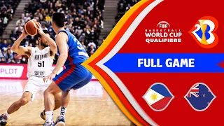 Philippines - New Zealand | Basketball Full Game - #FIBAWC 2023 Qualifiers