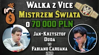 ZAGRAŁ w SZACHY i zgarnął 70 000 PLN!!! || Jan Krzysztof Duda vs Fabiano Caruana, 2020