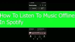 How To Listen To Music Offline In Spotify (2022) | Download & Listen Music Offline On Spotify