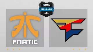 CS:GO - Fnatic vs. FaZe [Mirage] Map 1 - ESL Pro League Season 4 - EU Matchday 13