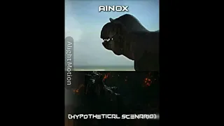 Scotty VS Rexy (hypothetical scenario) #jurassicworld #prehistoricplanet #alightmotion #capcut