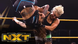 Rhea Ripley & Shotzi Blackheart vs. Mercedes Martinez & Aliyah w/Robert Stone