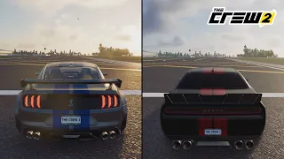 The Crew 2 | Mustang Shelby GT500 2020 vs. Challenger SRT Demon 2018 Performance Comparison