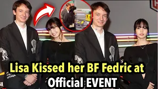 Lisa Spotted Kissing her Boyfriend Frédéric Arnault at Official Event