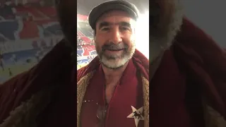 Eric Cantona reaction after win vs psg-  PSG 1-3 Manchester United Match