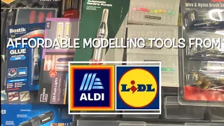 Affordable modelling tools from Aldi & Lidl