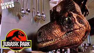 Raptor Kitchen Nightmares | Jurassic Park (1993) | Screen Bites