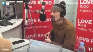 Дима Билан в студии Love Radio делает селфи | Перископ Димы Билана 2016