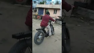 😎🤩Riding my electric cycle🤩😎