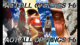 Attack On Titan |All Openings| (1-6) Seasons (1-4)