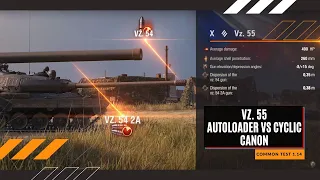 Vz. 55 | Autoloader vs Cyclic Canon | GAMEPLAY | UPDATE 1.14 Common Test 1