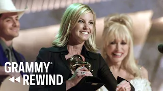 Watch Faith Hill Win A GRAMMY For 'Breathe' In 2001 | GRAMMY Rewind