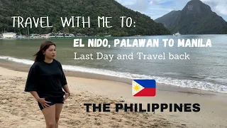 Travel With Me To: El Nido Palawan- Manila, The Philippines (Our last day in Palawan) #creuzart