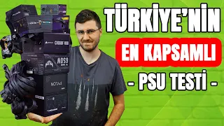 TÜRKİYE'NİN EN KAPSAMLI PSU TESTİ (8.000 EURO'LUK TEST CİHAZI GETİRDİK)