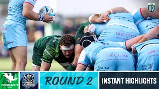 Connacht v Glasgow Warriors | Instant Highlights | Round 2 | 2023/24