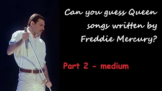 Can you guess #Queen songs written by Freddie Mercury? (2/4)