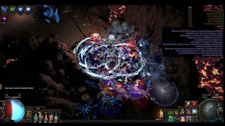 path of exile 3.7, occultist headhunter+shackles+zerphi delve 550