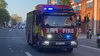 *F261 + F266* - Bethnal Green’s PL and FRU responding to a 4 pump basement fire in Whitechapel- LFB