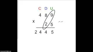 Multiplication deux chiffres