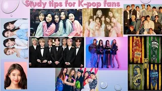 Study tips for kpop fans | Saudha's Study World