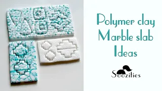 DIY Polymer clay Marble slab ideas