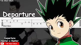 Hunter x Hunter OP 1 - Departure Guitar Tutorial