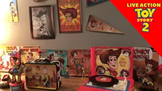 Woody Sees the Merchandise Scene / Live Action Toy Story 2