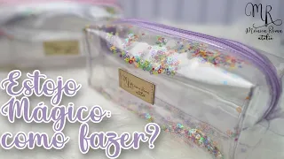 Como fazer um Estojo Mágico - Glitter e Lantejoulas!