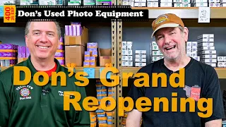 Don's Grand Reopening: The Film Photography Store That Just Won't Quit