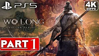 WO LONG FALLEN DYNASTY Gameplay Walkthrough Part 1 FULL GAME [4K 60FPS PS5] - No Commentary