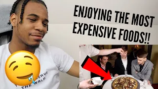 I Ate A $70,000 Golden Pizza (REACTION)