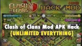 Clash of clan mod apk(unlimited money hack) No Root latest Version