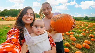 Our Baby’s First Food & Pumpkin Picking