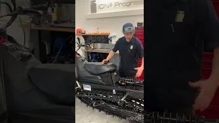 Snowmobile rear suspension set up