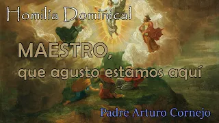 Homilía Dominical - MAESTRO, que agusto estamos aquí - Padre Arturo Cornejo