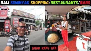 Bali Seminyak Shopping Restaurants & Bars Jalan Kayu Aya