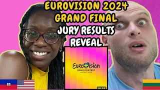 REACTION TO EUROVISION 2024 GRAND FINAL JURY RESULTS REVEAL