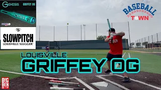 2024 LOUISVILLE GENESIS 1 PIECE BASEBALLTOWN GRIFFEY OG SLOWPITCH SOFTBALL BAT REVIEW!!!