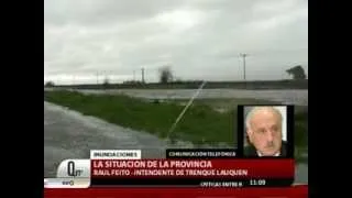 QM NOTICIAS- INUNDACIONES- LA SITUACION DE LA PROVINCIA. COM. TEL. RAUL FEITO