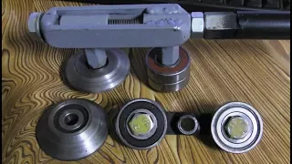 Сделал ручной роликовый кромкогиб. Made manual roller cromogen.