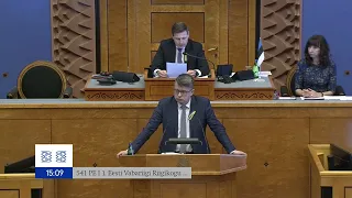 Riigikogu istung, 14.03.2022