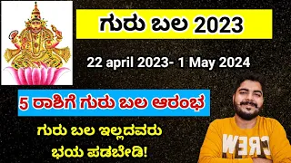 ಗುರು ಬಲ ಏಪ್ರಿಲ್ 2023-24 | Guru Bala 2023-24 || Ashmith Shanthi
