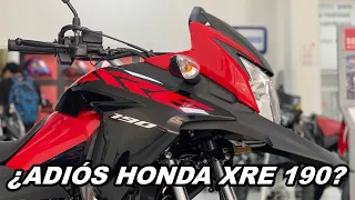 ¿ADIÓS HONDA XRE 190?| HONDA PREPARA CAMBIOS