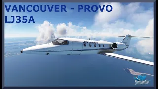 Vancouver (CYVR) to Provo (KPVU) | Learjet 35A | MSFS