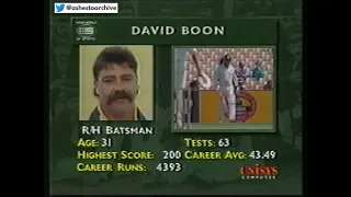 A superb David Boon century vs India at the WACA 5th Test January 1992