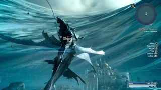 FINAL FANTASY XV - Leviathan Summon Boss Fight l Full Game PS4 Pro