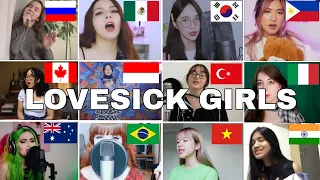 Who Sang It Better :BLACKPINK (블랙핑크) - Lovesick Girls ( 12 different countries )