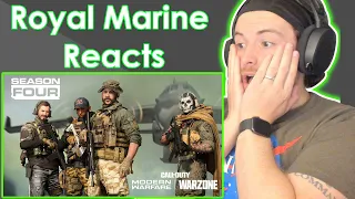 Royal Marine Reacts To Call of Duty Warzone Season 4 Trailer!