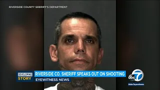 Riverside County sheriff blames judge for allowing release of man accused of killing deputy