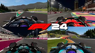 ALL F1 24 TRACKS (Updated Tracks)